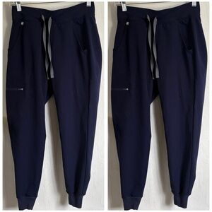 Figs Navy Blue Drawstring Jogger Pants